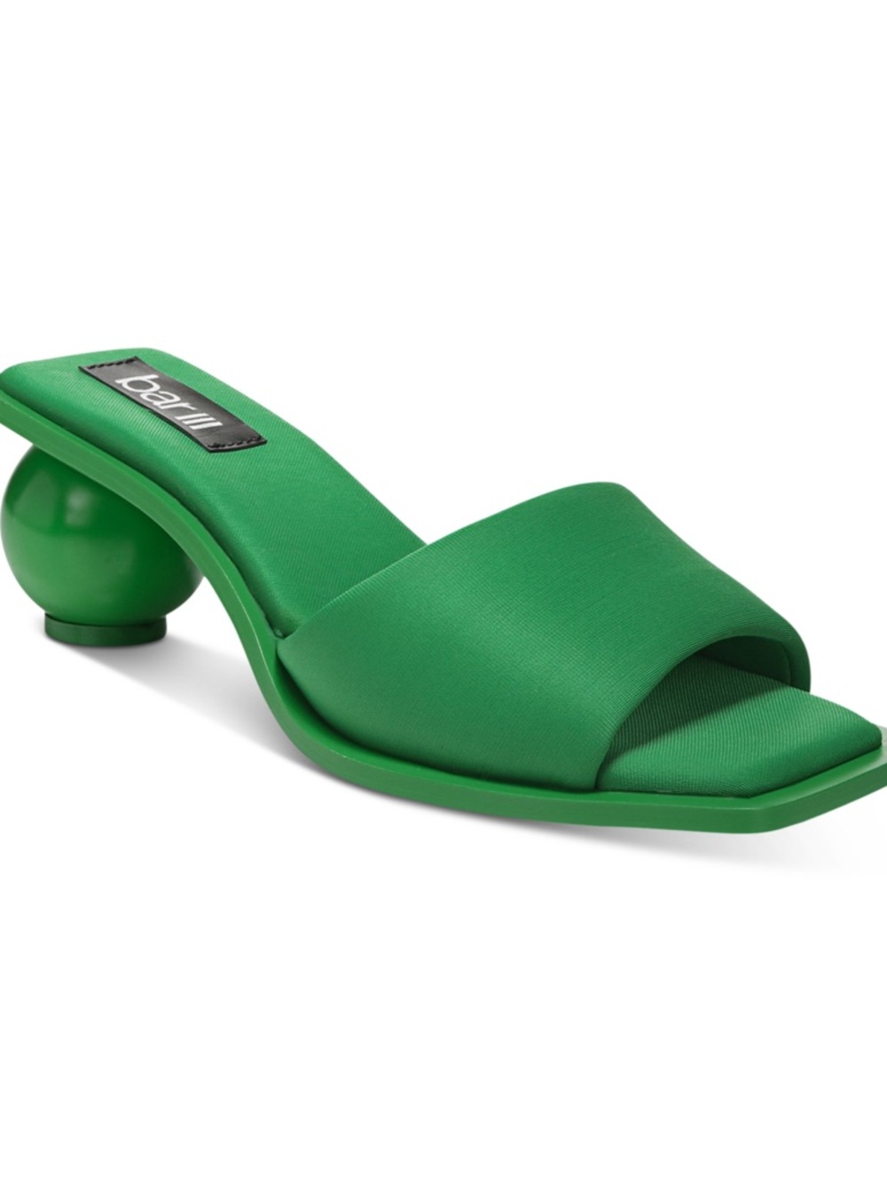 Bar III Green Cayymen Slide Mule
